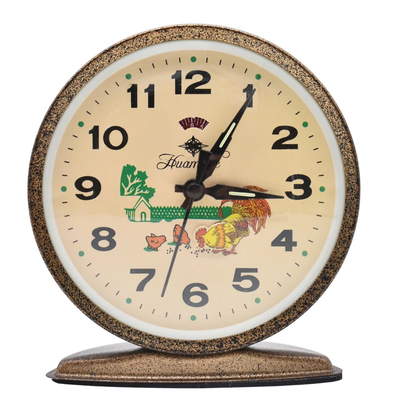 Mechanical Alarm Clock Retro Table Clock Metal Loud Volume Desktop Desk Clocks Bedroom Decor Living Room Chicken Pecking Rice
Mechanical Alarm Clock Retro Table Clock Metal Loud Volume Desktop Desk Clocks Bedroom Decor Living Room Chicken Pecking Rice