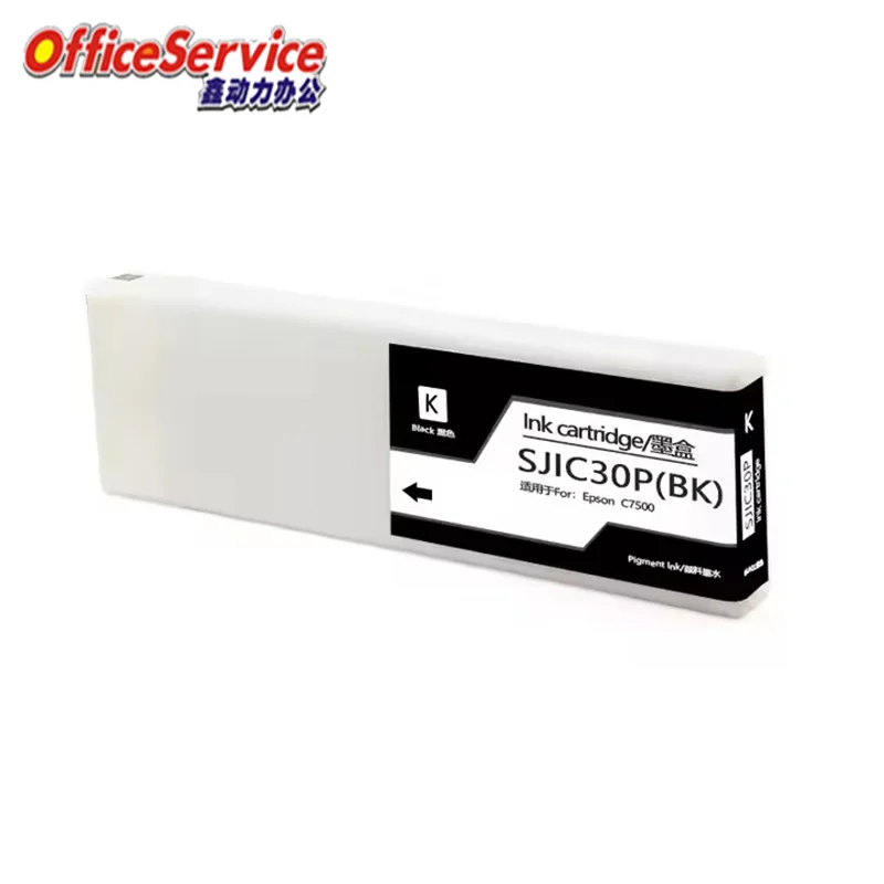 SJIC30P BK C M Y Чернильный картридж, совместимый с принтером Epson C7500G C7500GE с чипом Европа
SJIC30P BK C M Y Чернильный картридж, совместимый с принтером Epson C7500G C7500GE с чипом Европа
