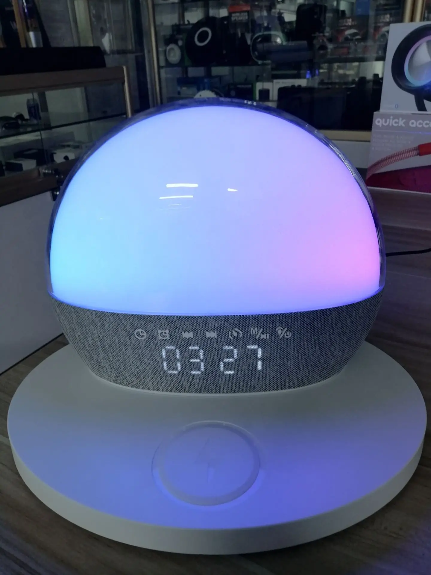 Bedside Night Light Bluetooth Speaker with Wireless Charger,White Noise & Alarm Clock-Elevate Your Sleep and Wake-Up Experience
Bedside Night Light Bluetooth Speaker with Wireless Charger,White Noise & Alarm Clock-Elevate Your Sleep and Wake-Up Experience