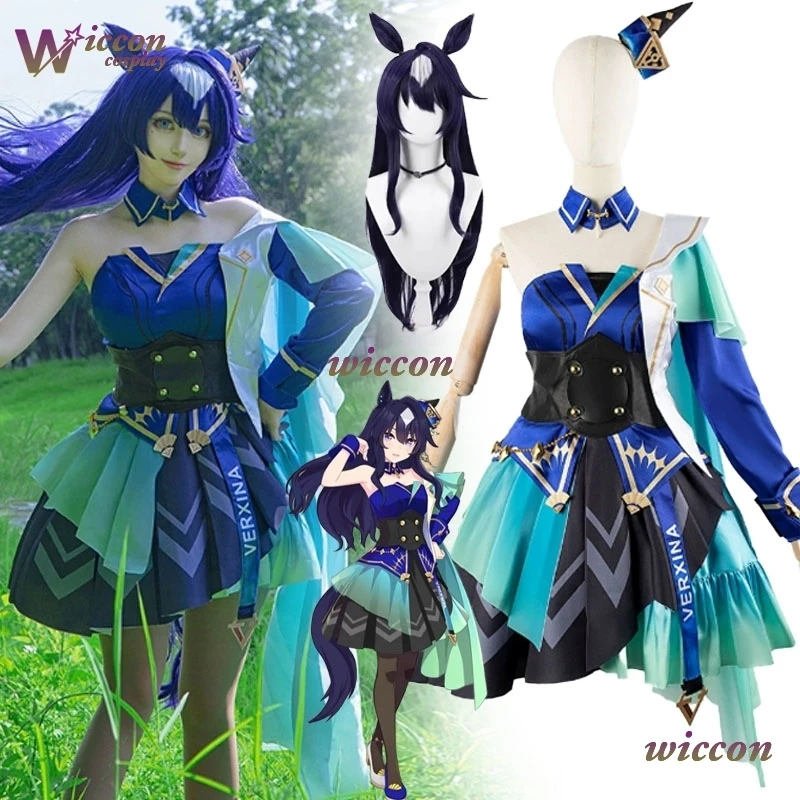 yUm Game Pretty Derby Verxina Cosplay Umamusume Costume Wig One Shoulder Evening Dress Pretty Princess Skirt Woman Kawaii
yUm Game Pretty Derby Verxina Cosplay Umamusume Costume Wig One Shoulder Evening Dress Pretty Princess Skirt Woman Kawaii