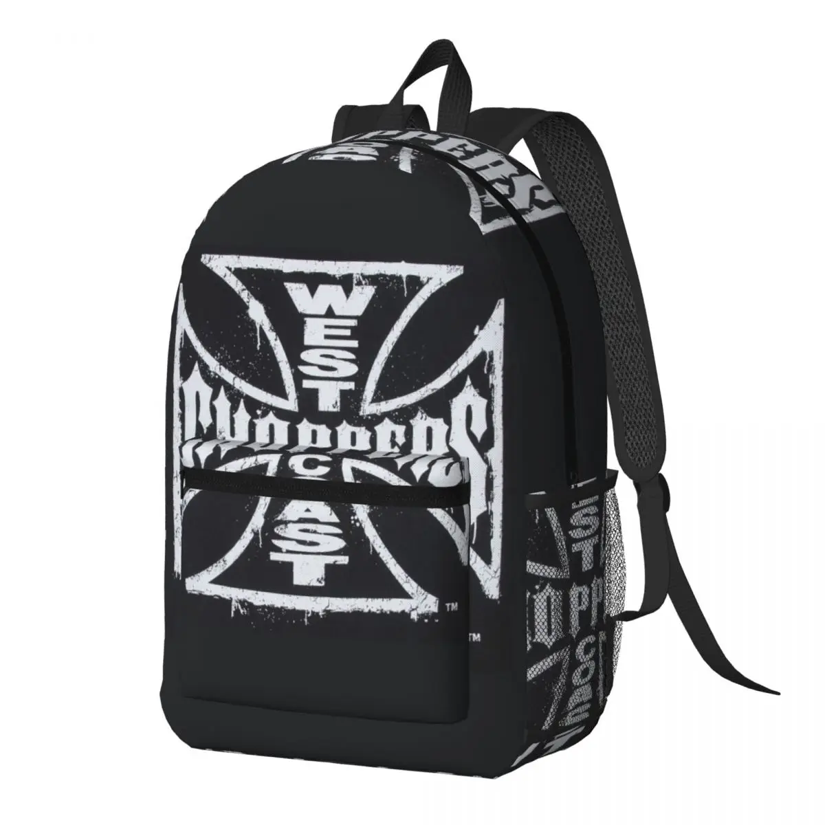 West Coast Iron Cross Choppers Backpack Daypack Large Capacity Children BookBag School Bag Shoulder Bags for Men Women
West Coast Iron Cross Choppers Backpack Daypack Large Capacity Children BookBag School Bag Shoulder Bags for Men Women