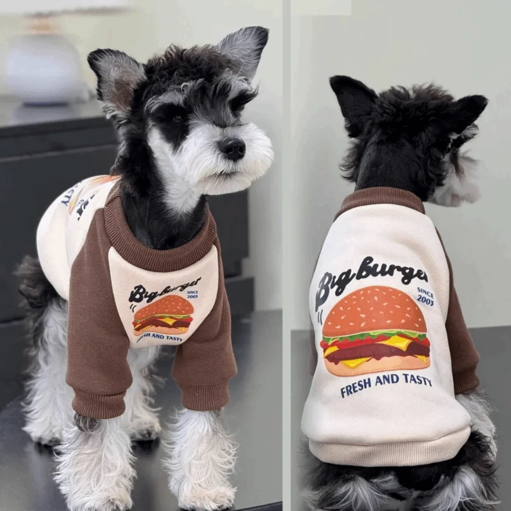 Stylish Warm Puppy Warm Clothes Extra-large S/M/L/XL/XXL Pet Winter Coat Thick Hamburger Print Dog Vest Small Medium Pet
Stylish Warm Puppy Warm Clothes Extra-large S/M/L/XL/XXL Pet Winter Coat Thick Hamburger Print Dog Vest Small Medium Pet
