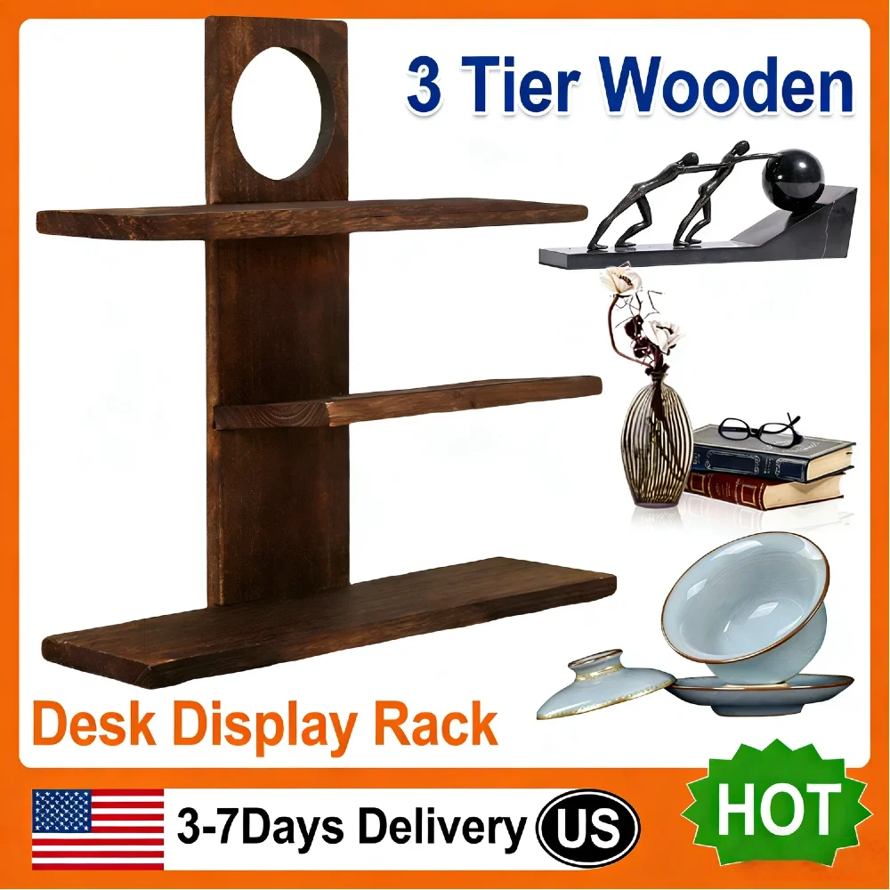 Трехуровневый усиленный деревянный настольный органайзер из массива дерева, выдерживающий до 11,3 кг на полке, для хранения и демонстрации в офисе, гостиной, кухне
Трехуровневый усиленный деревянный настольный органайзер из массива дерева, выдерживающий до 11,3 кг на полке, для хранения и демонстрации в офисе, гостиной, кухне