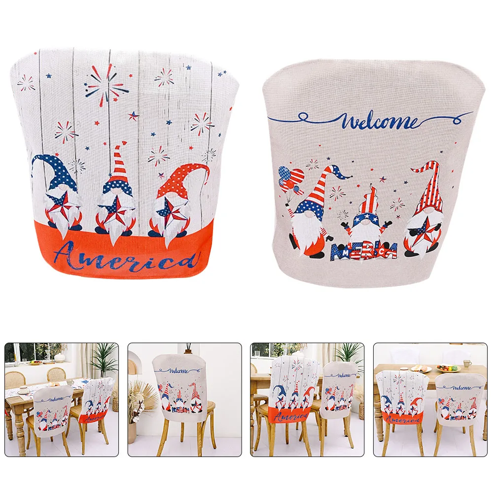 2Pcs Chair Covers Large Size Protective Decorative Independence Day Supplies Creative National Festive Dining Room Sofa Covers
2Pcs Chair Covers Large Size Protective Decorative Independence Day Supplies Creative National Festive Dining Room Sofa Covers