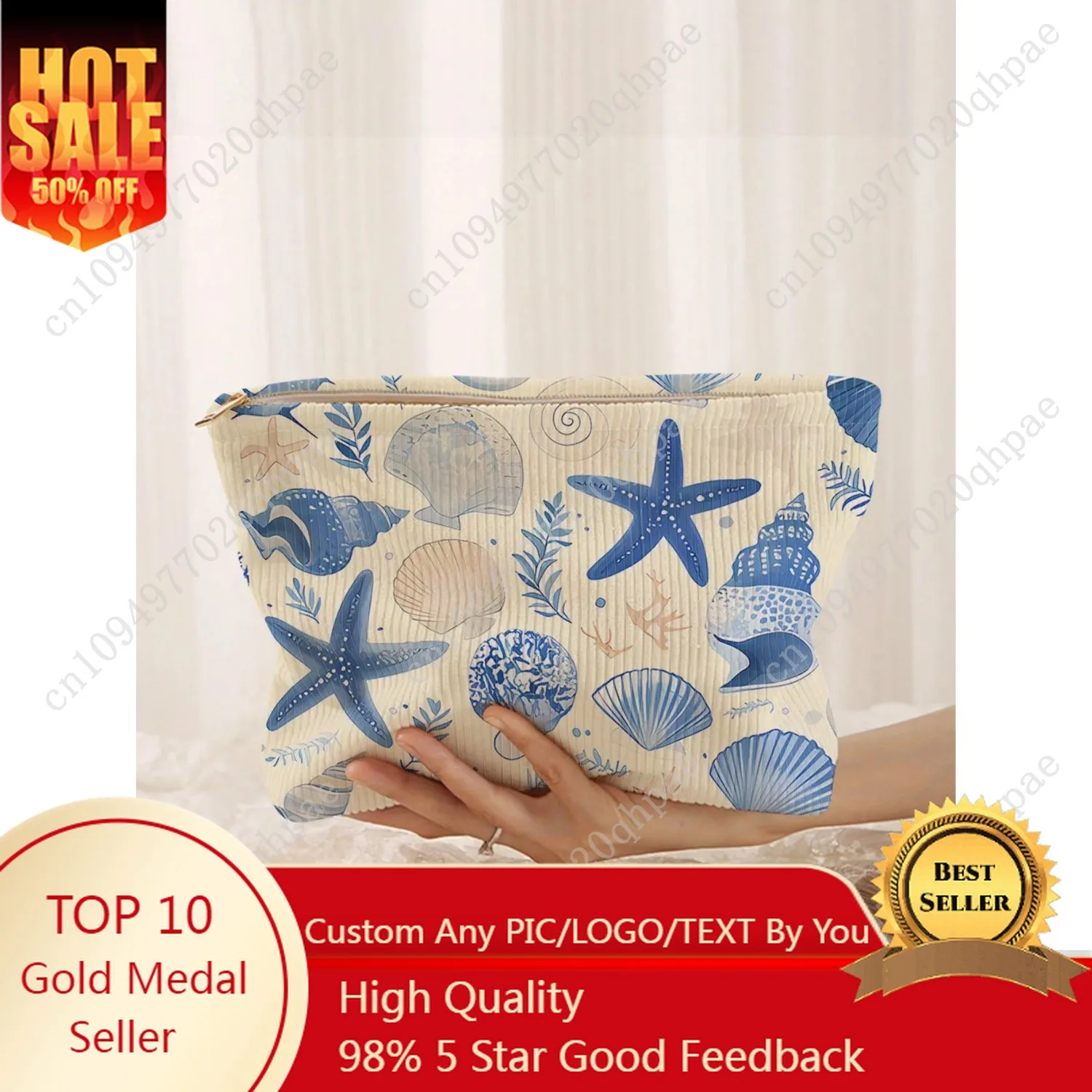 Minimally designed floral printed corduroy zipper makeup bag, lightweight and multifunctional cosmetic storage bag
Minimally designed floral printed corduroy zipper makeup bag, lightweight and multifunctional cosmetic storage bag