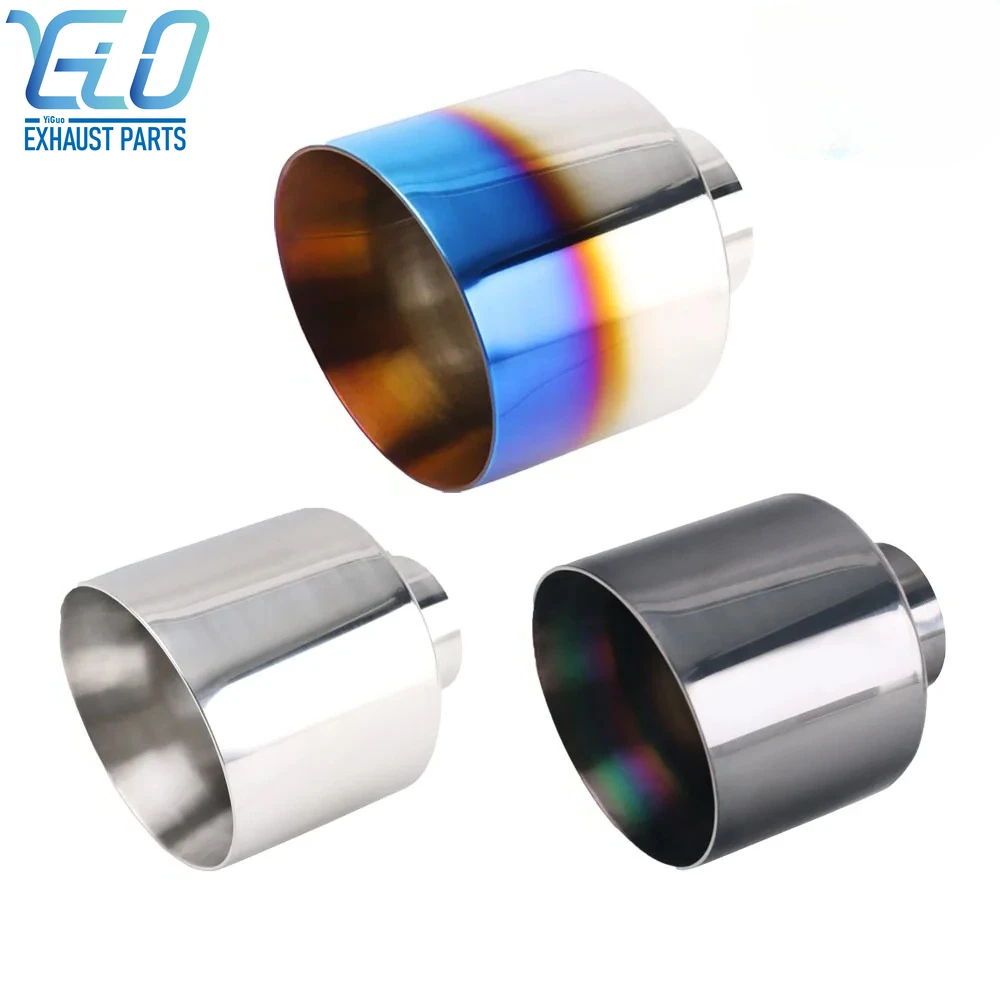 2PCS Muffler Tip 2.5 inch Inlet 5 inch Outlet Stainless Steel slanted mouth Exhaust Tailpipe Tip
2PCS Muffler Tip 2.5 inch Inlet 5 inch Outlet Stainless Steel slanted mouth Exhaust Tailpipe Tip