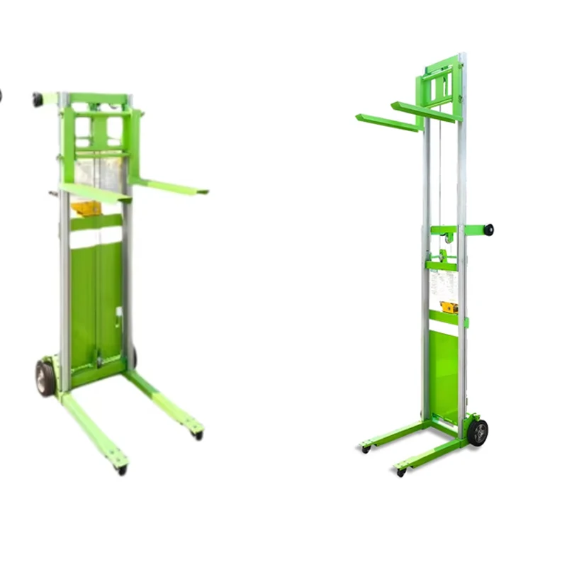 Lightweight Hand-cranked Material Handling Stacker Manual Platform Forklift Aluminum Alloy Stacker Lift
Lightweight Hand-cranked Material Handling Stacker Manual Platform Forklift Aluminum Alloy Stacker Lift