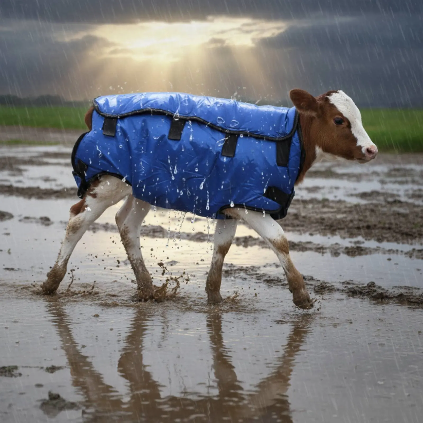 Calf Jacket Thickened Newborn Calf Coat Livestock Heating Coat Insulated Livestock Clothing Wear-Resistant for Ranchers, Outdoor
Calf Jacket Thickened Newborn Calf Coat Livestock Heating Coat Insulated Livestock Clothing Wear-Resistant for Ranchers, Outdoor