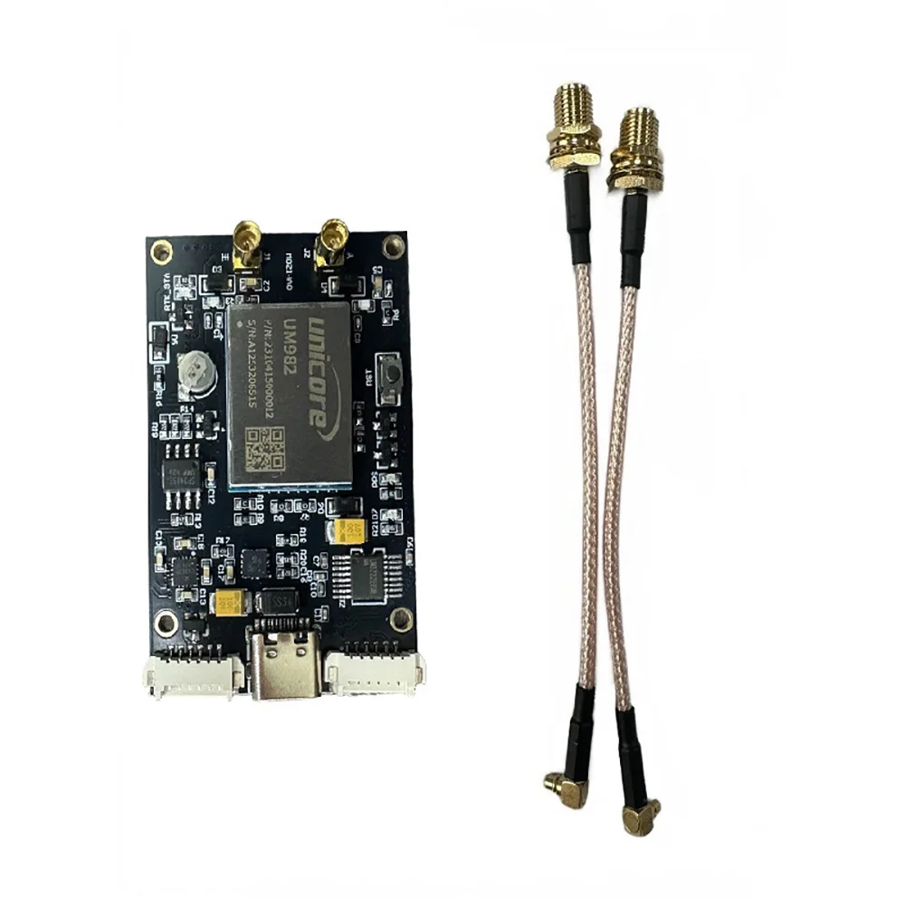 RS232 RS458 RTK UM982 Development Board Drive Free Car Navigation System Centimeter-level Differential Dual-Antenna GNSS Module
RS232 RS458 RTK UM982 Development Board Drive Free Car Navigation System Centimeter-level Differential Dual-Antenna GNSS Module