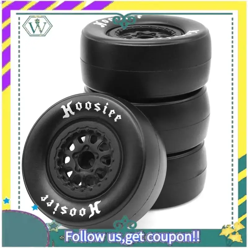 4 PCS Rubber RC Tyres & Wheel Rims Hex Black RC Accessories For 1:10 On Road 4WD Racing RC Car 105Mm
4 PCS Rubber RC Tyres & Wheel Rims Hex Black RC Accessories For 1:10 On Road 4WD Racing RC Car 105Mm