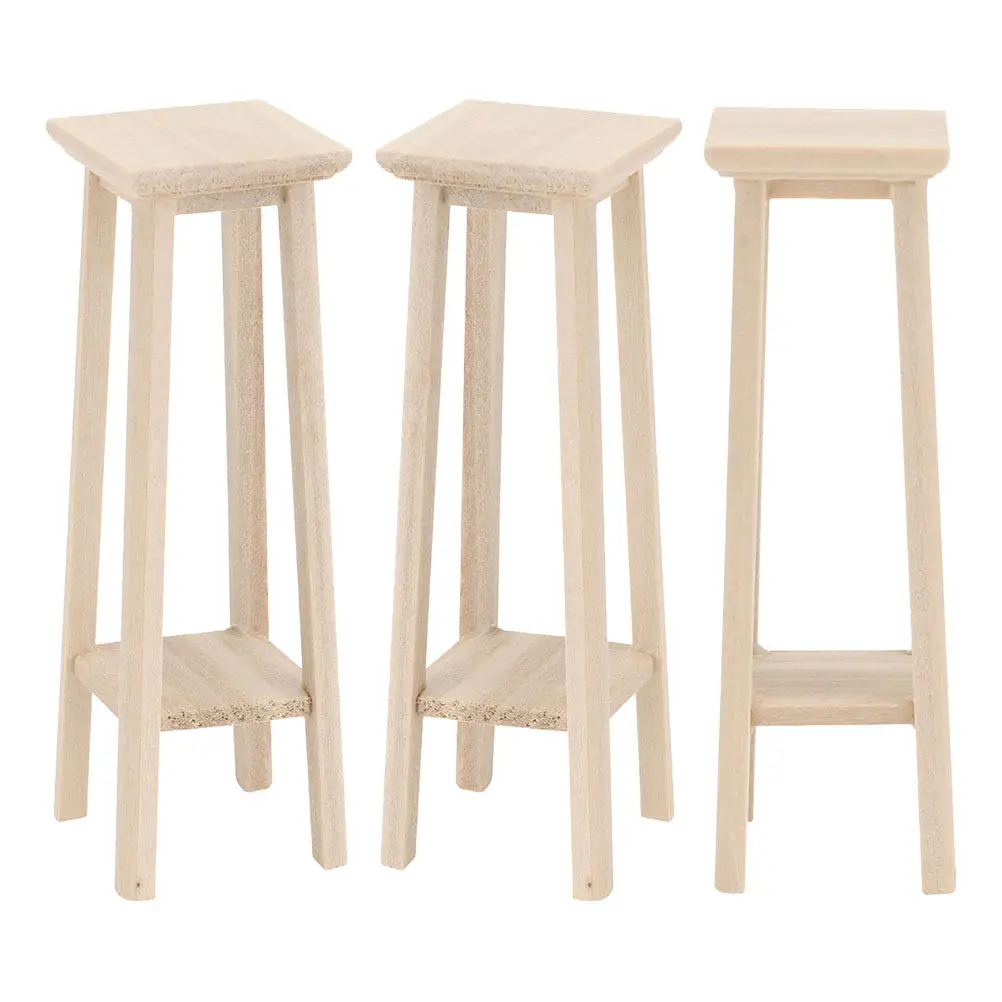 3Pcs Mini Furniture Models Flowerpot Rack Wooden Mini House Storage Shelf Plant Stand Miniature Home Decor Accessories
3Pcs Mini Furniture Models Flowerpot Rack Wooden Mini House Storage Shelf Plant Stand Miniature Home Decor Accessories