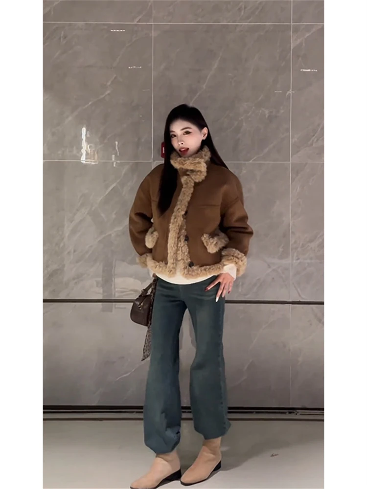 Lamb Wool Jacket For Woman 2025 Embroidery Detail College Boyfriend Style Safari Long Plaid Military Cargo Spring Corduroy Girls
Lamb Wool Jacket For Woman 2025 Embroidery Detail College Boyfriend Style Safari Long Plaid Military Cargo Spring Corduroy Girls