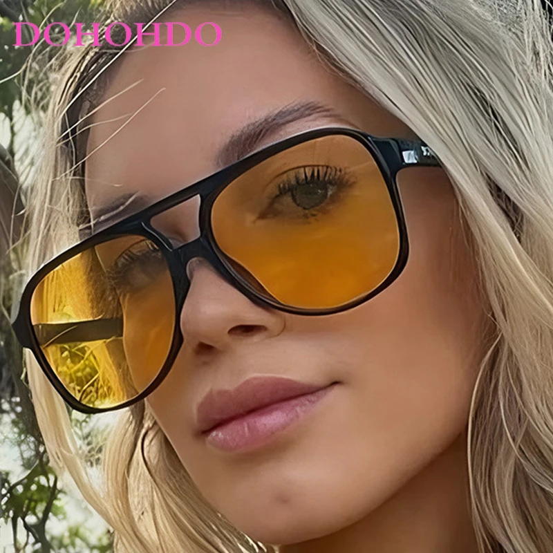 New Fashion Twin Bridge Pilot Women Sunglasses Luxury Designer Men Sunglass Outdoor Driving Travel Shade Eyewear Female UV400
New Fashion Twin Bridge Pilot Women Sunglasses Luxury Designer Men Sunglass Outdoor Driving Travel Shade Eyewear Female UV400