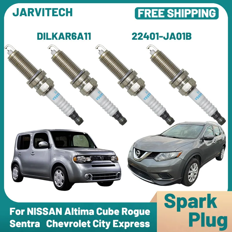 4Pcs DILKAR6A11 Double Iridium Spark Plug 22401-JA01B For Nissan Cube Sentra Rogue Altima Teana Sentra Chevrolet City Express
4Pcs DILKAR6A11 Double Iridium Spark Plug 22401-JA01B For Nissan Cube Sentra Rogue Altima Teana Sentra Chevrolet City Express