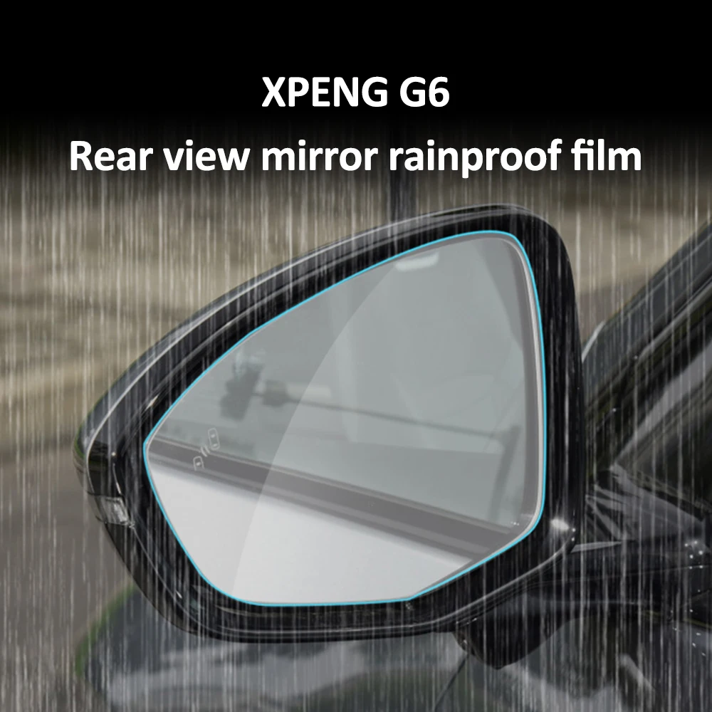 For Xpeng Motors G6 Rearview Mirror Rainproof Film Reversing Mirror High-definition Anti Glare Fog Transparent Accessories
For Xpeng Motors G6 Rearview Mirror Rainproof Film Reversing Mirror High-definition Anti Glare Fog Transparent Accessories