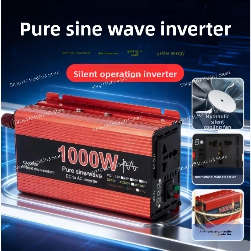 DC 12V/24V to 220V 50Hz 1000 - 3000W Automotive Pure Sine Wave Power Inverter Vehicle Power Transformer Portable
DC 12V/24V to 220V 50Hz 1000 - 3000W Automotive Pure Sine Wave Power Inverter Vehicle Power Transformer Portable