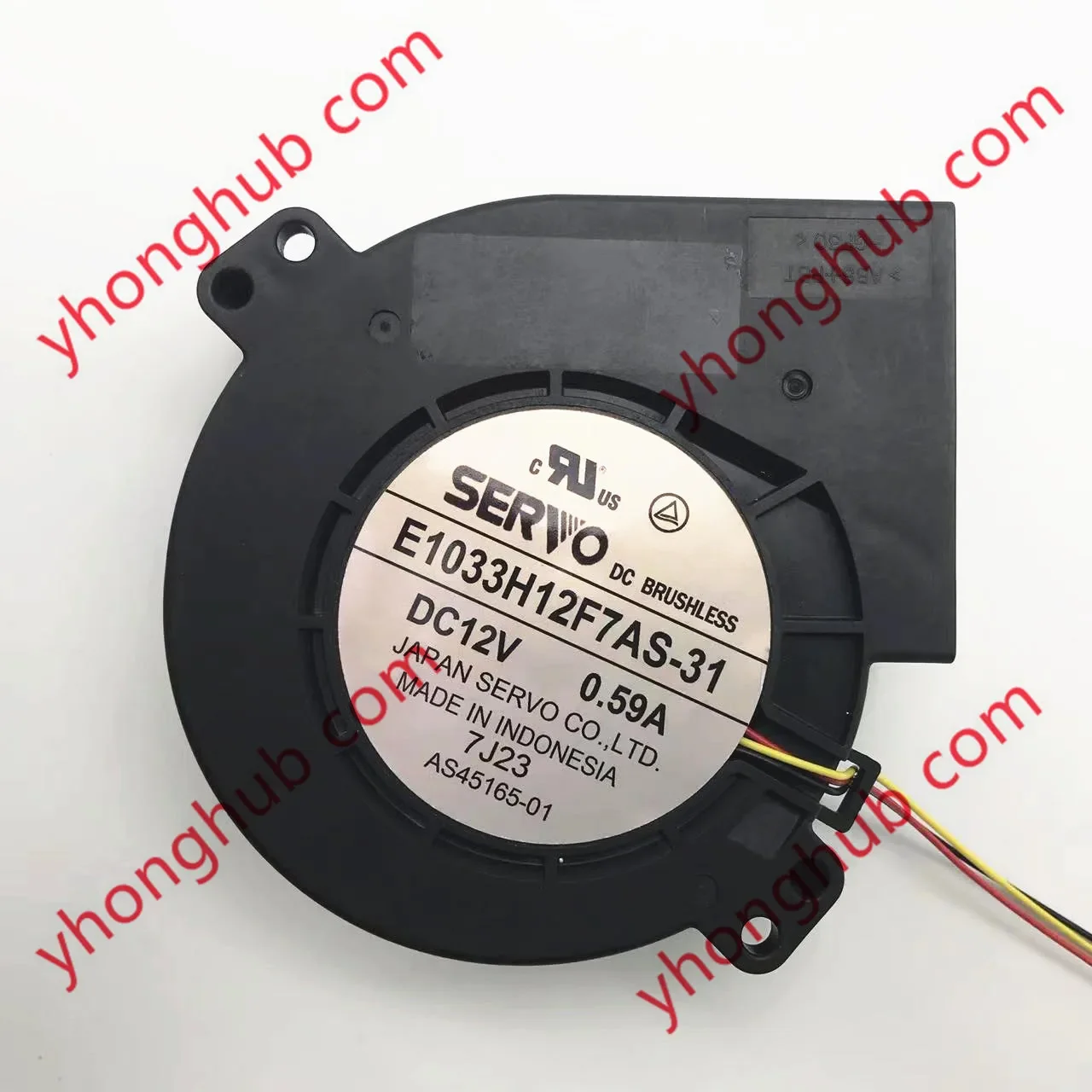 SERVO E1033H12F7AS-31 DC 12 В 0,59 А 97x97x33 мм 3-проводной охлаждающий вентилятор для сервера
SERVO E1033H12F7AS-31 DC 12 В 0,59 А 97x97x33 мм 3-проводной охлаждающий вентилятор для сервера