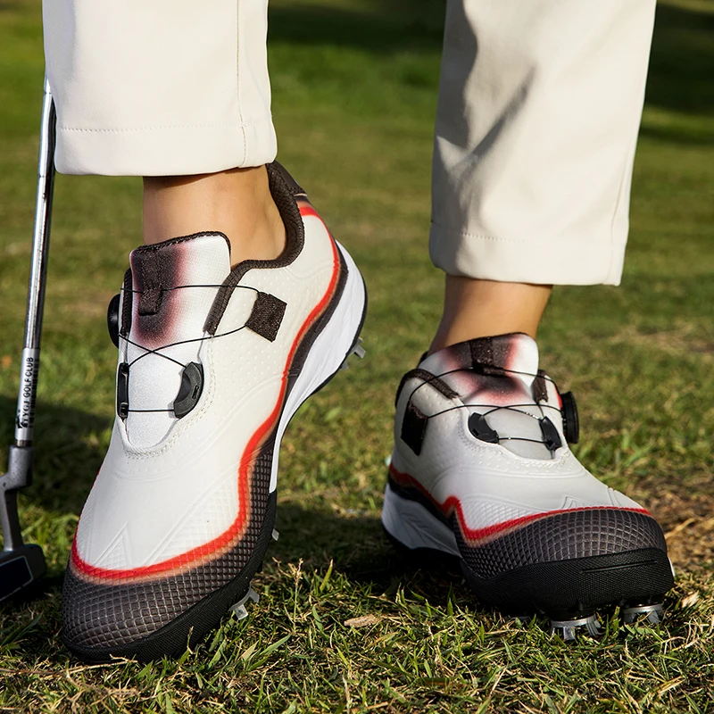 New Lightweight Male Golfers Sneakers Cushioning Comfortable Shoes for Golfing Men Golf Shoes
New Lightweight Male Golfers Sneakers Cushioning Comfortable Shoes for Golfing Men Golf Shoes