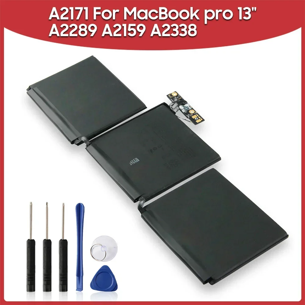 Сменный аккумулятор A2171 для MacBook pro 13 дюймов, 2019 A2338 A2159 A2289, перезаряжаемые батареи 5103 мАч, длительный срок службы 58,2 Втч
Сменный аккумулятор A2171 для MacBook pro 13 дюймов, 2019 A2338 A2159 A2289, перезаряжаемые батареи 5103 мАч, длительный срок службы 58,2 Втч