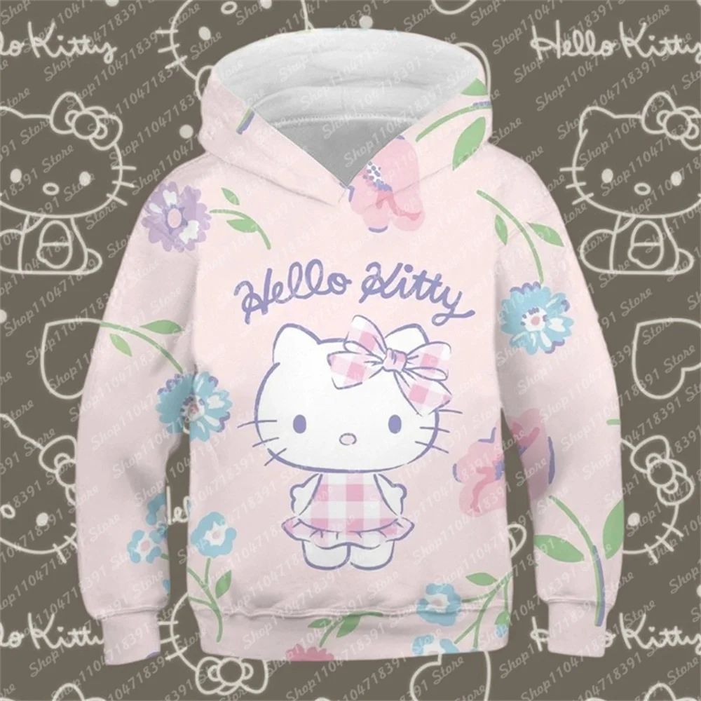 Kids Clothing Girls Cartoon Printed Sanrio Hello Kitty Animal Sweatshirt Boys Casual Fashion Pullover Autumn Children's Hoodies
Kids Clothing Girls Cartoon Printed Sanrio Hello Kitty Animal Sweatshirt Boys Casual Fashion Pullover Autumn Children's Hoodies