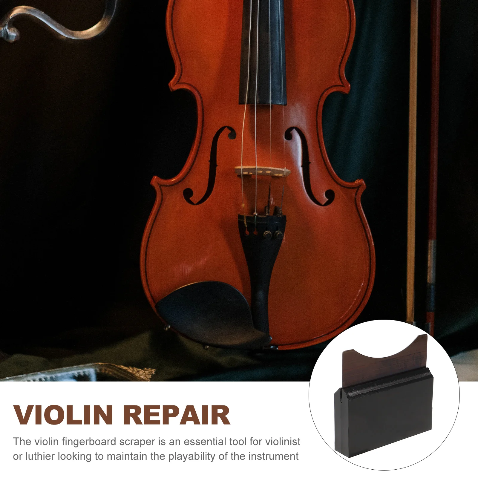 Wooden Fingerboard Scraper Violin Repair Tool Precise Fingerboard Adjustment Making Tool Violin Maintenance Repair Professional