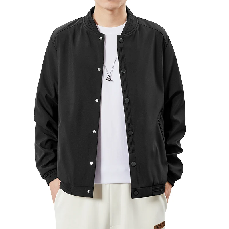 Men Loose Fit Casual Cotton Button Up Jacket Coat Lightweight Breathable Trendy Outerwear New Arrived Men's Stand Collar Jacket
Men Loose Fit Casual Cotton Button Up Jacket Coat Lightweight Breathable Trendy Outerwear New Arrived Men's Stand Collar Jacket