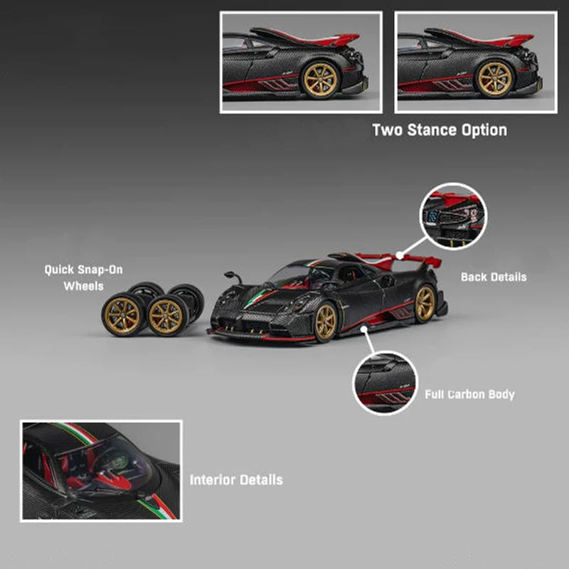 Diecast Original 1:64 Scale Imola Dry Carbon Fiber Alloy Model Simulation Decoration Souvenirs Gifts Collection Static Display
Diecast Original 1:64 Scale Imola Dry Carbon Fiber Alloy Model Simulation Decoration Souvenirs Gifts Collection Static Display