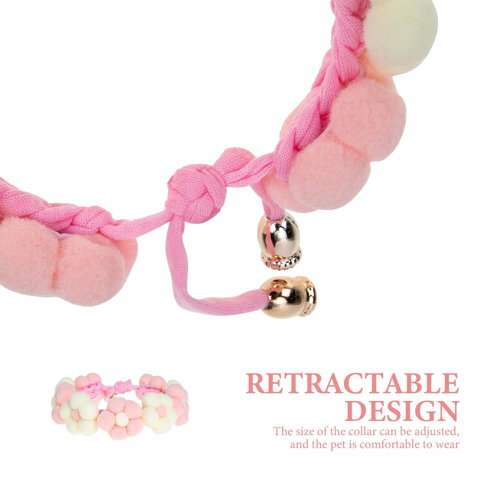 Pet Collar Comfortable Hand-Knitted Flower Designed Adjustable Decorative Dog Cat Collar for Festival Party Photo
Pet Collar Comfortable Hand-Knitted Flower Designed Adjustable Decorative Dog Cat Collar for Festival Party Photo