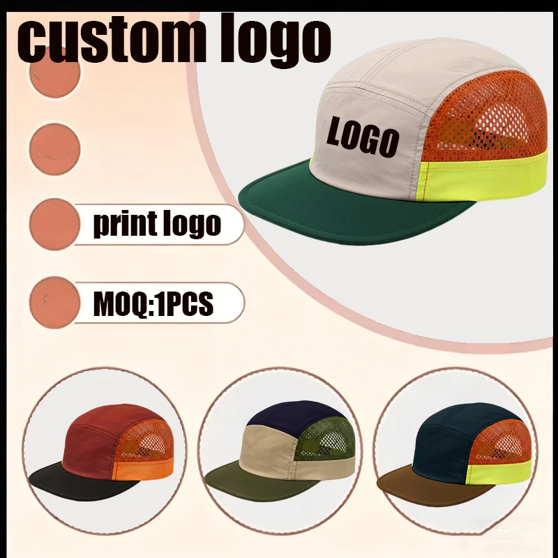Custom Print Logo Color Blocking Outdoor Sports Quick-dry Hat Summer Shade Mesh Casual Baseball Cap for Men and Women Wholesale
Custom Print Logo Color Blocking Outdoor Sports Quick-dry Hat Summer Shade Mesh Casual Baseball Cap for Men and Women Wholesale