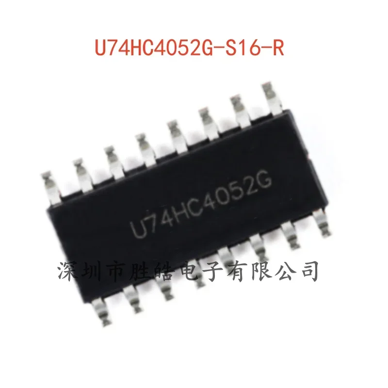 (5PCS) NEW U74HC4052G-S16-R U74HC4052G 3-Channel Analog Multiplexer Chip, Dual 4-Channel Analog Multiplexer SOP-16 IC
(5PCS) NEW U74HC4052G-S16-R U74HC4052G 3-Channel Analog Multiplexer Chip, Dual 4-Channel Analog Multiplexer SOP-16 IC