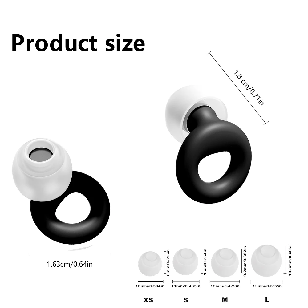 HUAK Silicone Earplugs for Swimming Sleep Cancel Noise Slow Rebound Reduction-Soundproof Reduce Disturbances -Quality Earplugs
HUAK Silicone Earplugs for Swimming Sleep Cancel Noise Slow Rebound Reduction-Soundproof Reduce Disturbances -Quality Earplugs