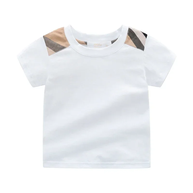 New arrival 2021 Summer fashion brand style kids clothes short-sleeved cotton Plaid stripes top boys and girls T-shirt 1-6 years
New arrival 2021 Summer fashion brand style kids clothes short-sleeved cotton Plaid stripes top boys and girls T-shirt 1-6 years