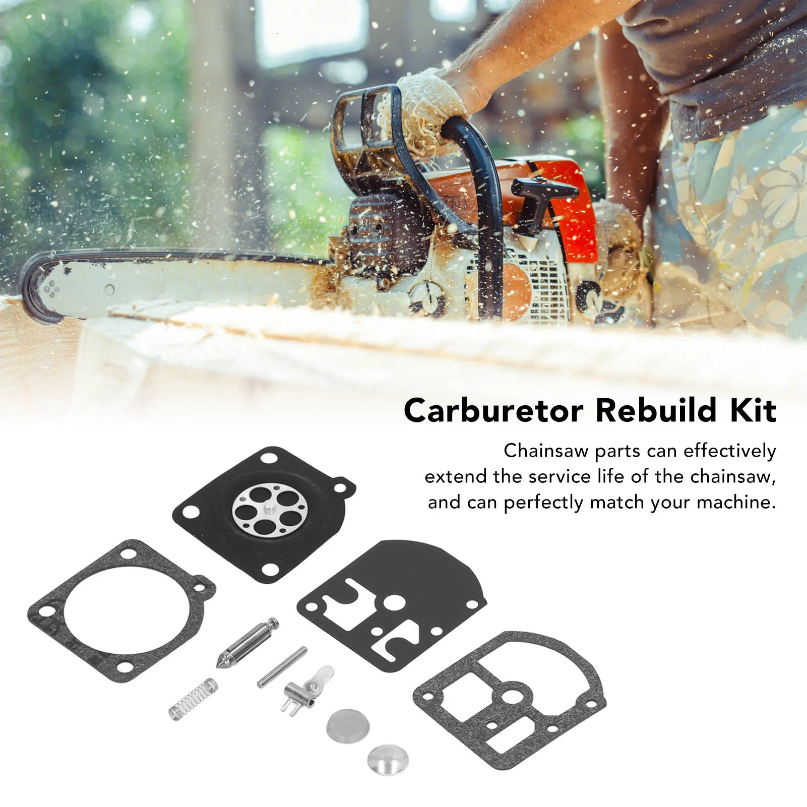 Carburetor Rebuild Repair Kit for Stihl for Zama 009 010 011 012 011AV Chainsaw Gasket Parts
Carburetor Rebuild Repair Kit for Stihl for Zama 009 010 011 012 011AV Chainsaw Gasket Parts