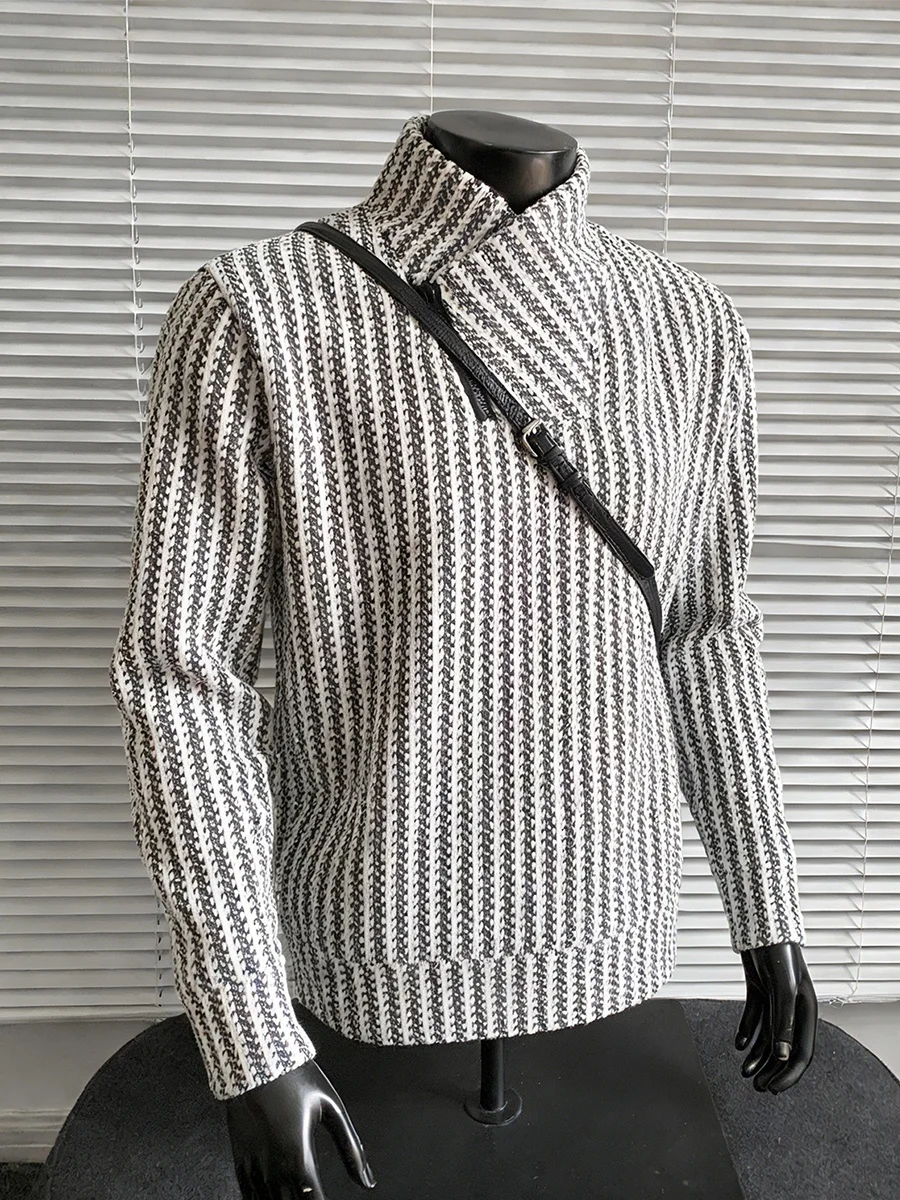 Men's Zipper Hoodie Long Sve Stand Collar American Sle Spring Autumn New Fibone Pattern High-End Feeling Inner Wear Top
Men's Zipper Hoodie Long Sve Stand Collar American Sle Spring Autumn New Fibone Pattern High-End Feeling Inner Wear Top
