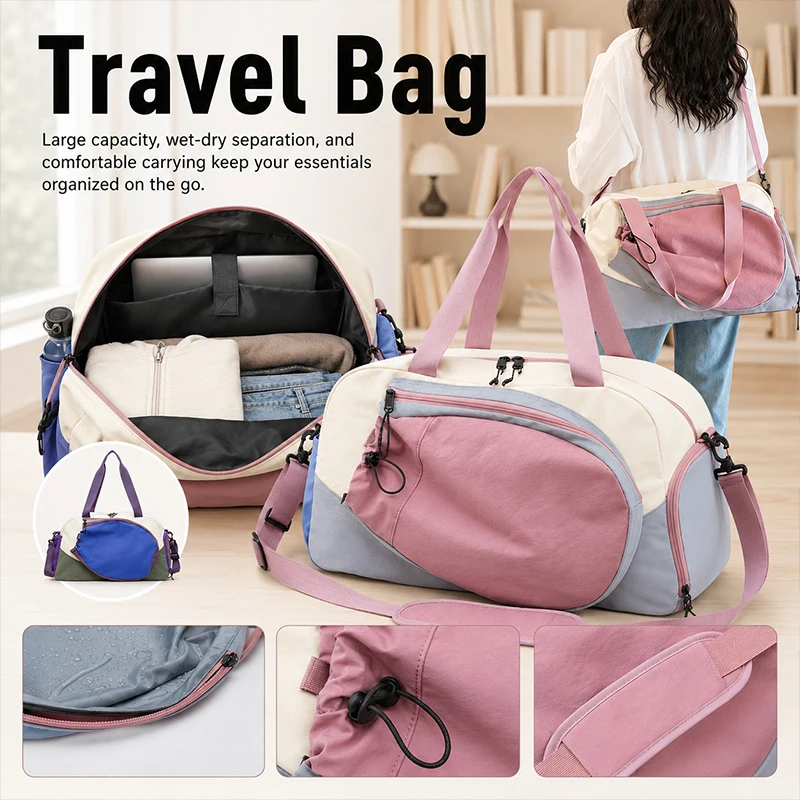 Unisex Sports Gym Bag Outdoor Short Travel Duffel Bag Single Shoulder Hand Carry Weekender Luggage for Men Women
Unisex Sports Gym Bag Outdoor Short Travel Duffel Bag Single Shoulder Hand Carry Weekender Luggage for Men Women