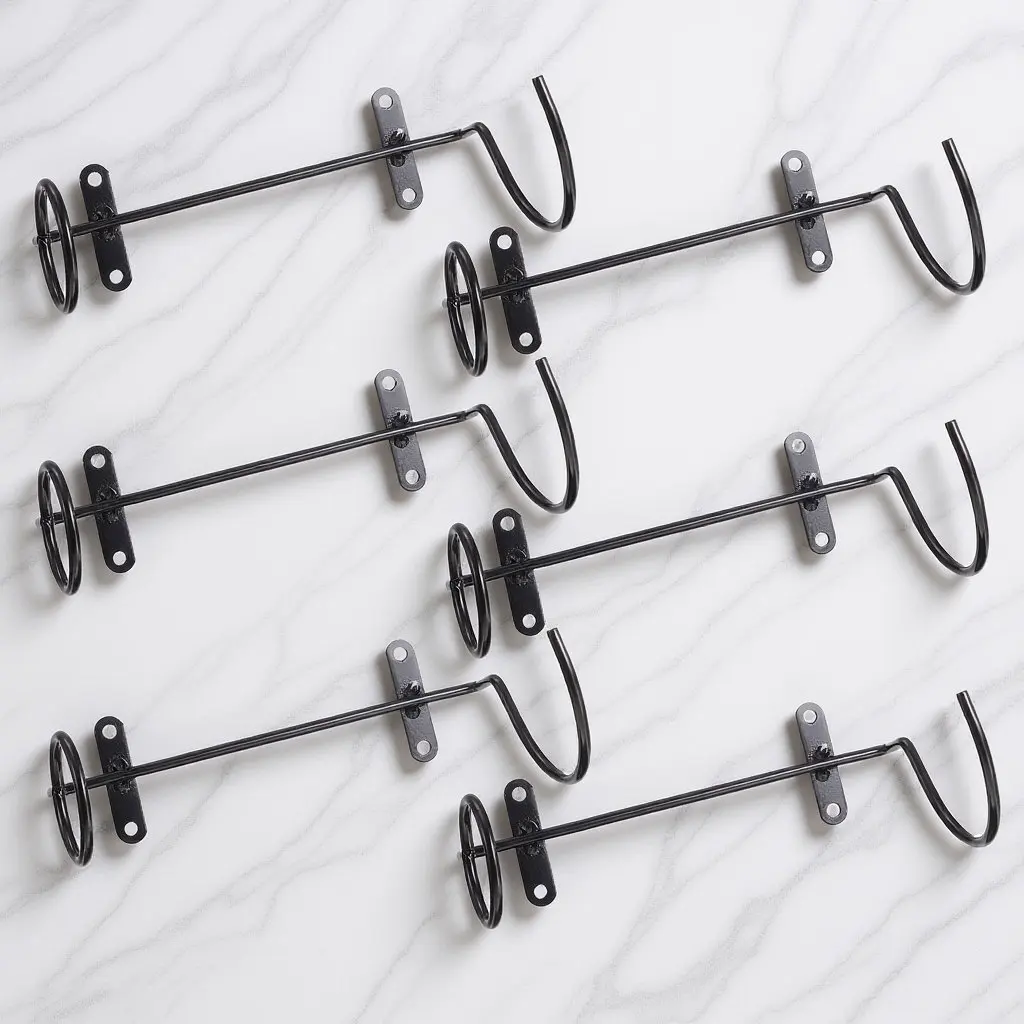 6Pcs Premium Iron Red Wine Rack Wall Mounted Bottle Holder Sleek Functional Design Strong Welded Joints Space Efficient Wine
6Pcs Premium Iron Red Wine Rack Wall Mounted Bottle Holder Sleek Functional Design Strong Welded Joints Space Efficient Wine