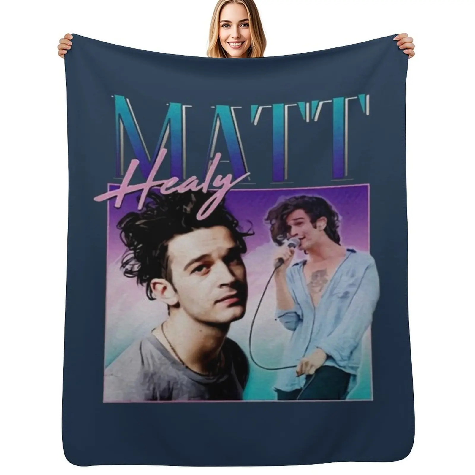 Matt Healy Homage Funny Matty 1975 Retro 90's 80's Party Throw Blanket Versatile Cozy Throw Blanket for All Occasions
Matt Healy Homage Funny Matty 1975 Retro 90's 80's Party Throw Blanket Versatile Cozy Throw Blanket for All Occasions