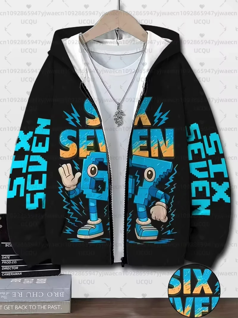 67 Six Seven Italian Brain Rot Math Joke Tops Y2k Game Saying Zipper Clothes Graphic Y2k Children's Hoodies For Kids Adult
67 Six Seven Italian Brain Rot Math Joke Tops Y2k Game Saying Zipper Clothes Graphic Y2k Children's Hoodies For Kids Adult