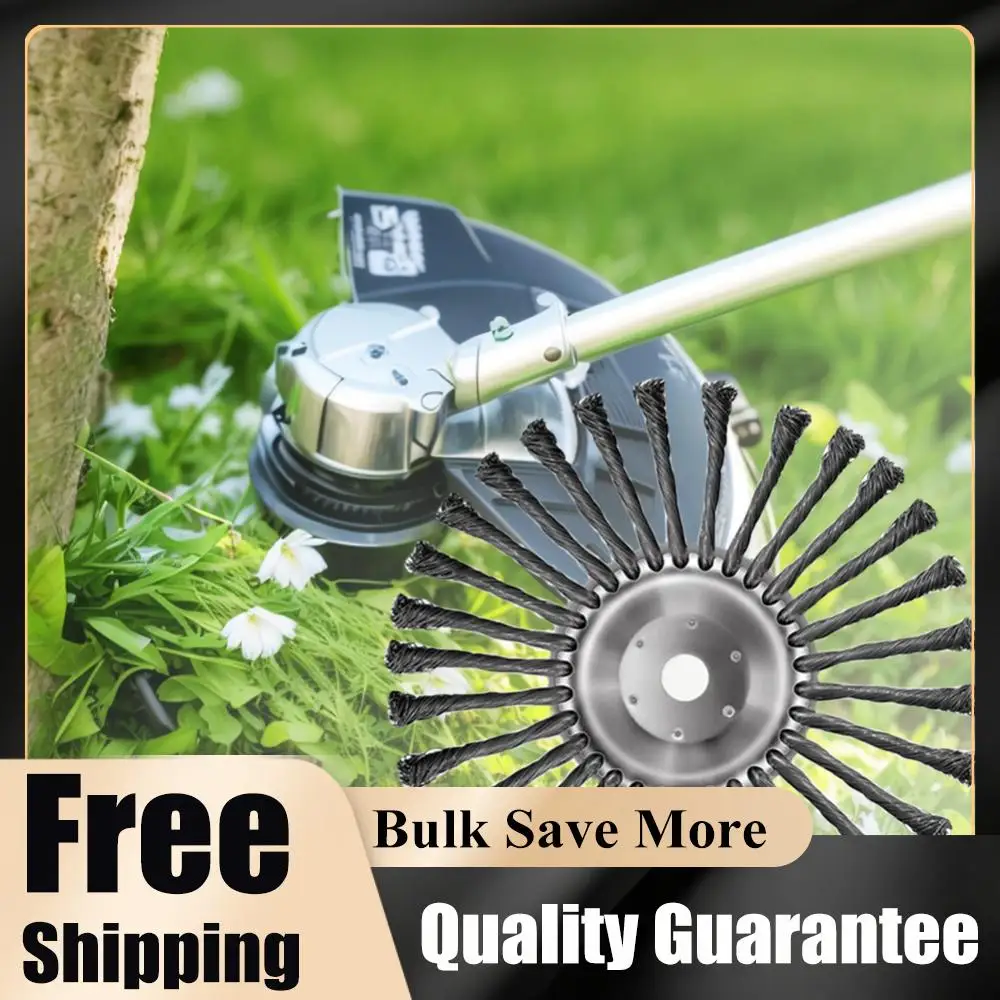 10inch Garden Weeding Brush Universal Rotary Weed Brush Removal Rust Weed Brush Cutter Head Lawn Mower Brush Cutter Accessories
10inch Garden Weeding Brush Universal Rotary Weed Brush Removal Rust Weed Brush Cutter Head Lawn Mower Brush Cutter Accessories
