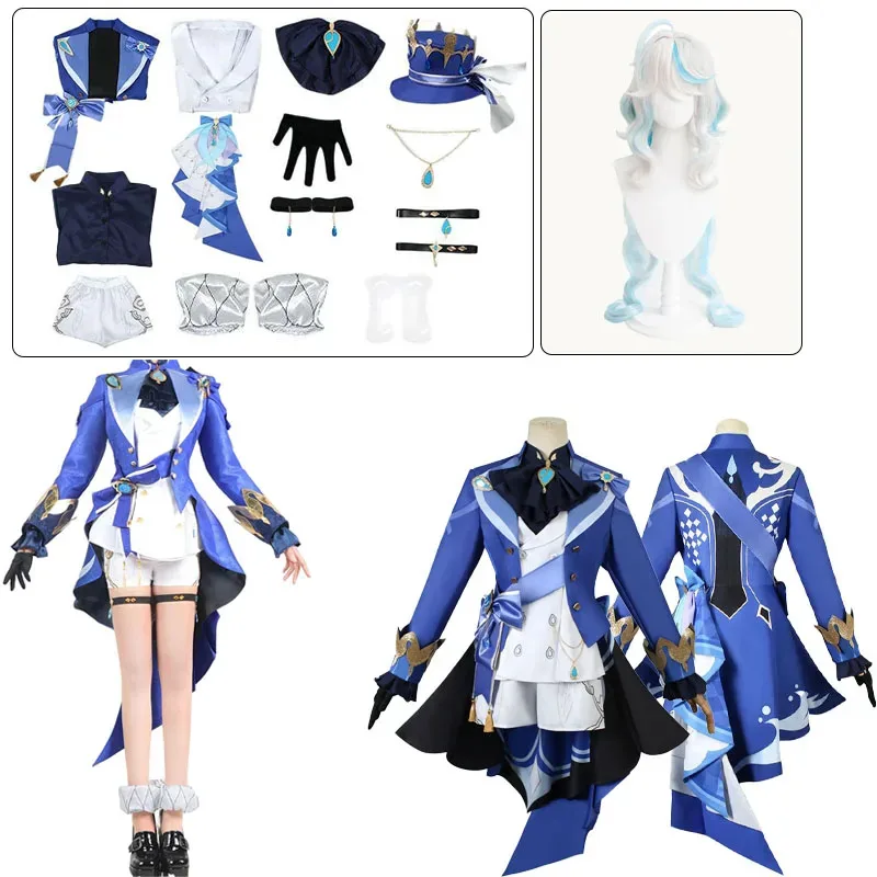 2025 New Genshin Impact Fontaine Character Cosplay Costume Full Set with Hat Patterned Fabrics Focalors Uniform C ♥★♥☆❤
2025 New Genshin Impact Fontaine Character Cosplay Costume Full Set with Hat Patterned Fabrics Focalors Uniform C ♥★♥☆❤