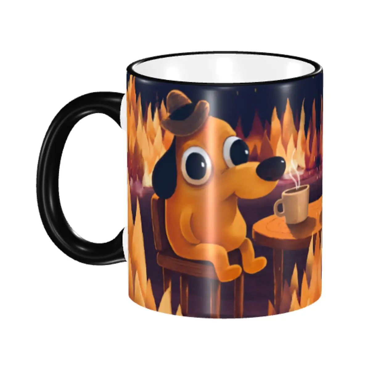 Customized I Am Fine Everything Is Fine Mugs Cute Cartoon Dog Coffee Ceramic Mug Creative Gift
Customized I Am Fine Everything Is Fine Mugs Cute Cartoon Dog Coffee Ceramic Mug Creative Gift