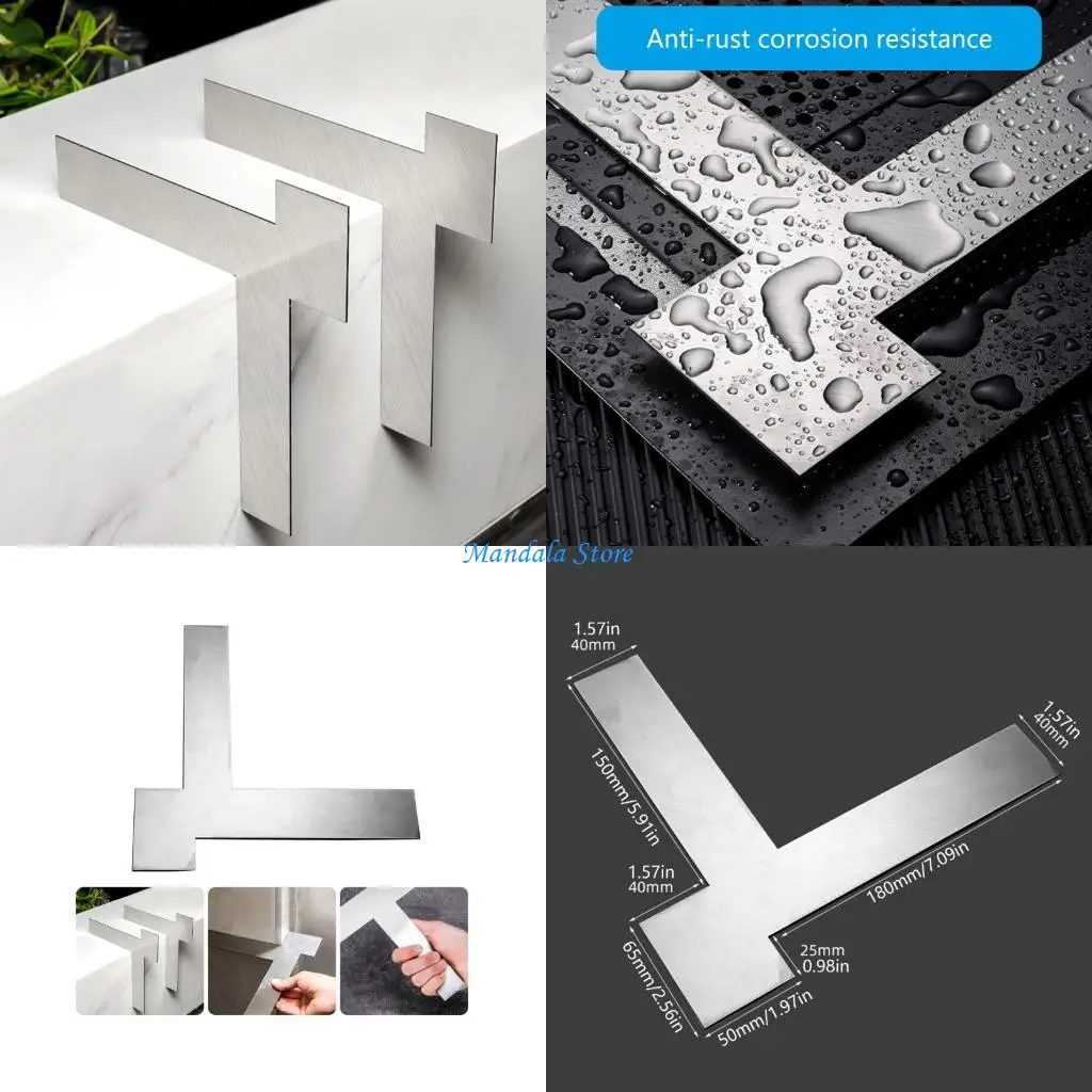 U2JC Multifunctional Drywalls Edges Finishing Stainless Steel Corner Alignment Tool
U2JC Multifunctional Drywalls Edges Finishing Stainless Steel Corner Alignment Tool