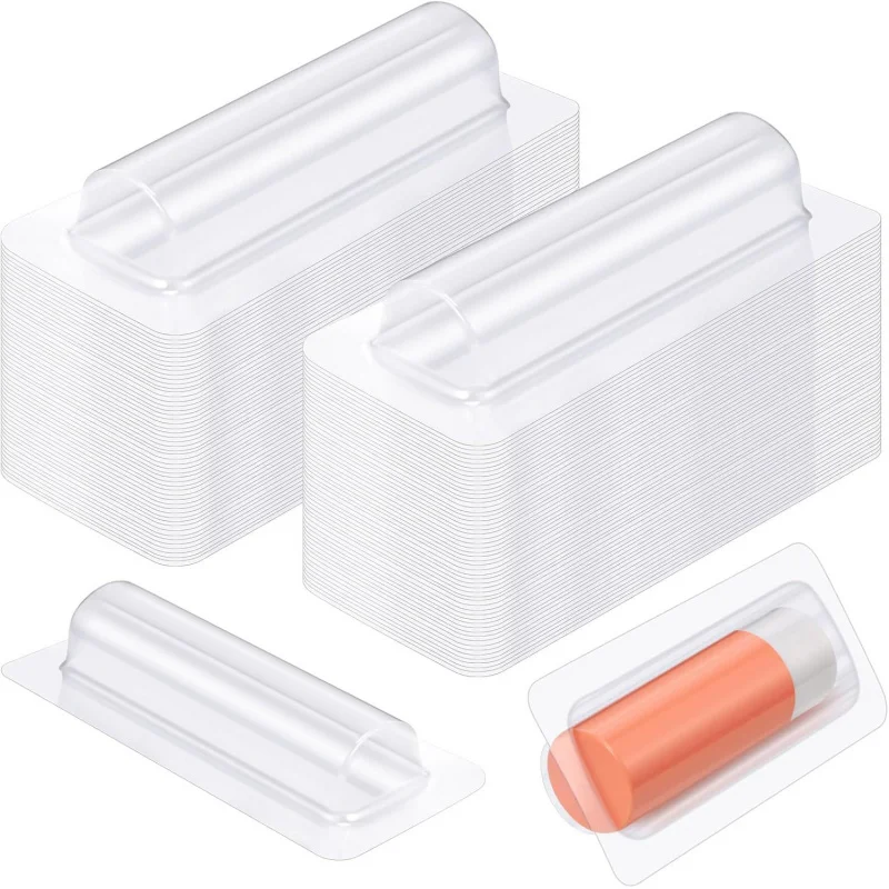 【30 Pack Transparent Lipstick and gift Boxes】Self-Stick Blister Packaging for Lipstick, , DIY Projects - Gift Ready 
【30 Pack Transparent Lipstick and gift Boxes】Self-Stick Blister Packaging for Lipstick, , DIY Projects - Gift Ready