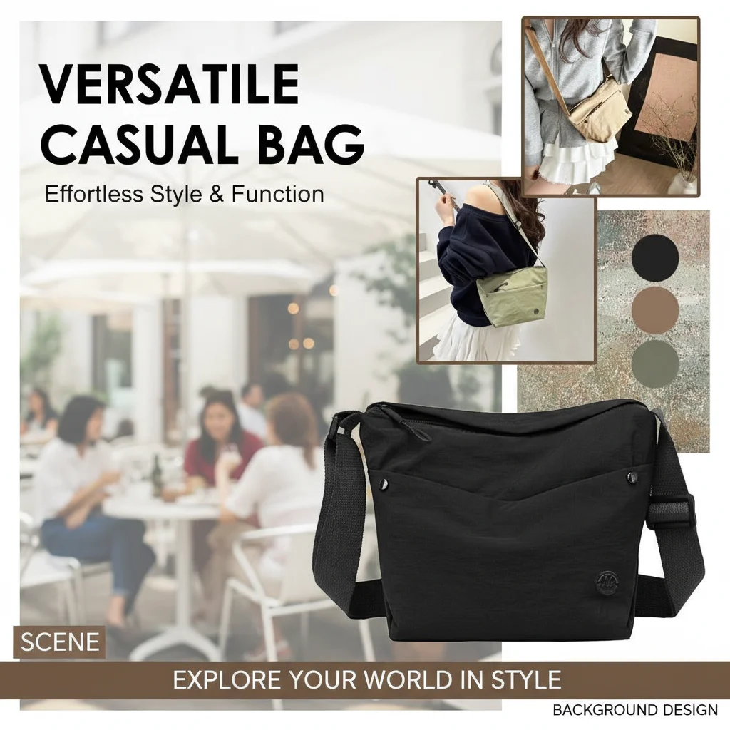 Fashion Women's Large Capacity Single-Shoulder Tote Bag Lightweight Simple Crossbody Korean Style Mobile Phone Pack
Fashion Women's Large Capacity Single-Shoulder Tote Bag Lightweight Simple Crossbody Korean Style Mobile Phone Pack