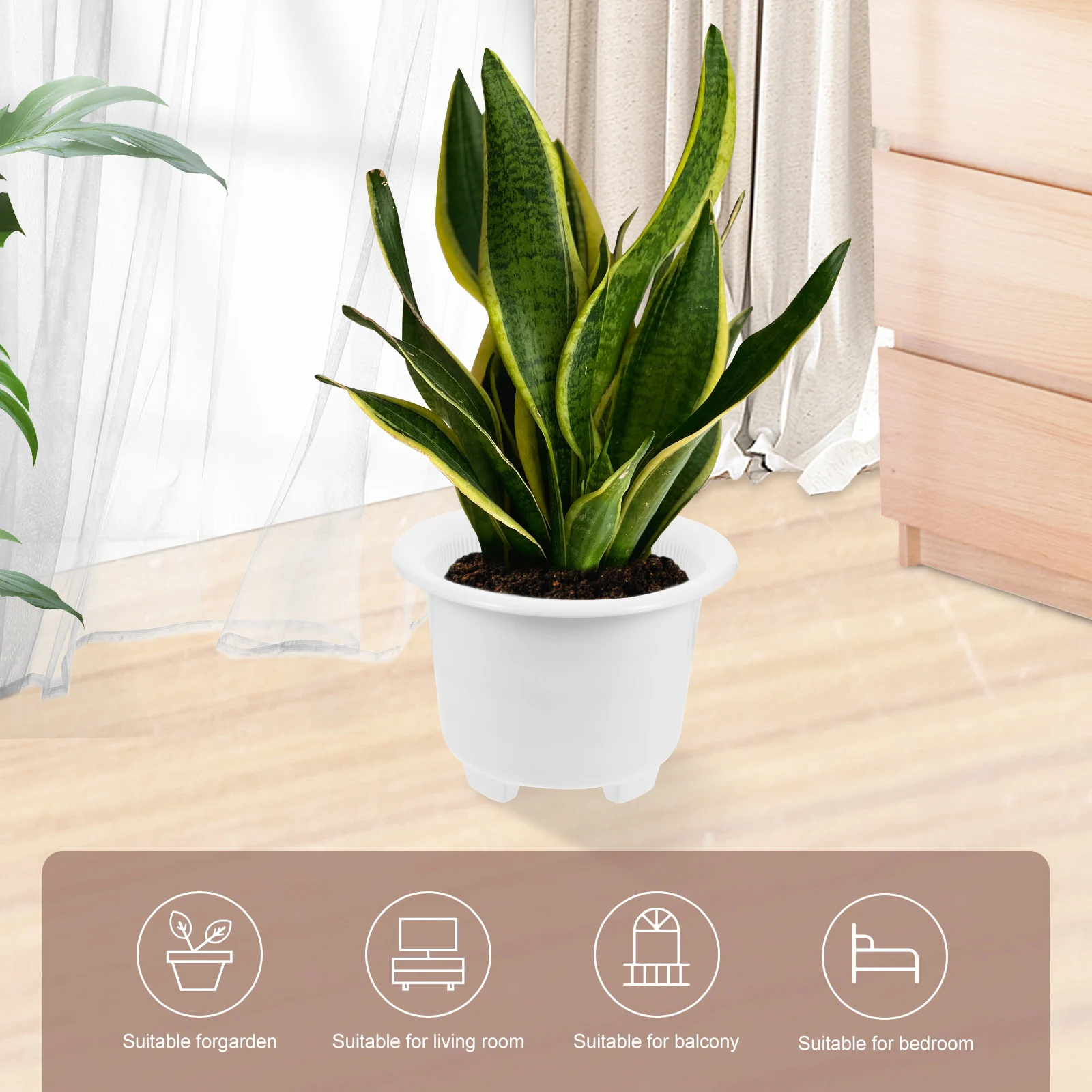 1Set Professional Plastic Planting Pots Texture Rich Multiuse Indoor Home Yard Decorations Gift Idea Plastic Flower Pot
1Set Professional Plastic Planting Pots Texture Rich Multiuse Indoor Home Yard Decorations Gift Idea Plastic Flower Pot