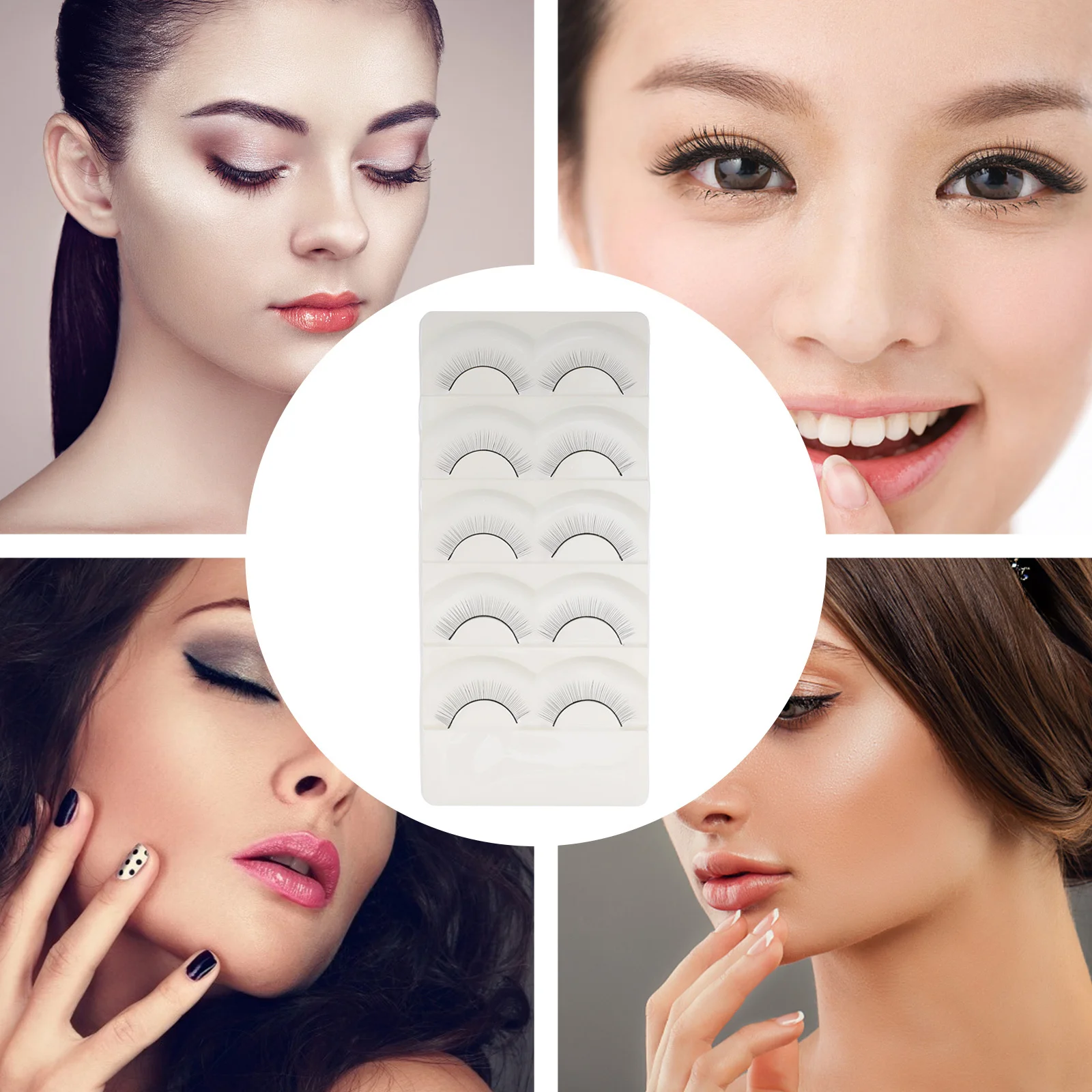 5Pairs Training Eyelash Strip False Lashes for Mannequin Eyelash Extensions Supplies Practice Lash Grafting Simulation
5Pairs Training Eyelash Strip False Lashes for Mannequin Eyelash Extensions Supplies Practice Lash Grafting Simulation