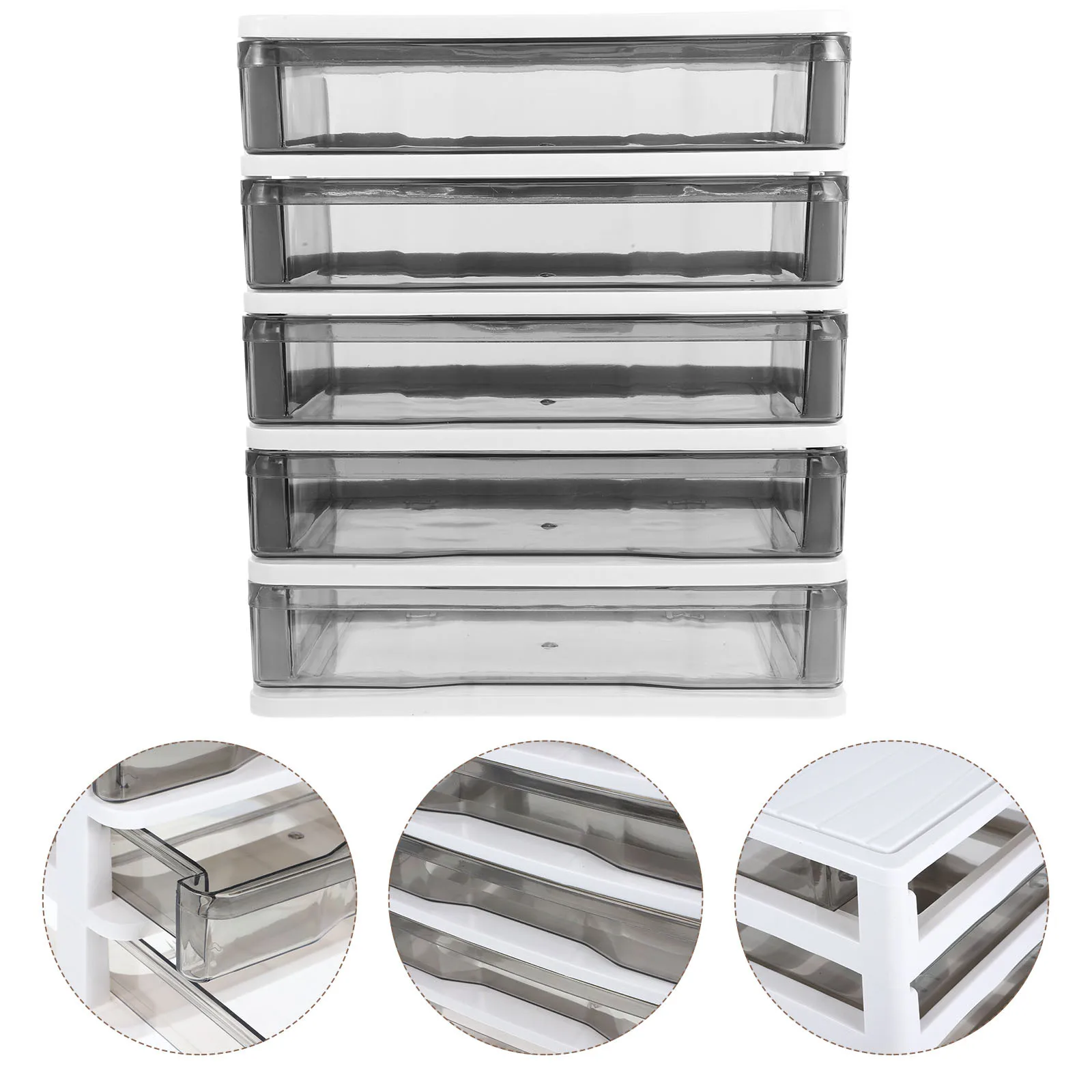 4-Tier Clear Plastic Drawer Organizer For Desk Bathroom Bedroom Desktop Storage Bins Multilayer Storage Box Small Drawer
4-Tier Clear Plastic Drawer Organizer For Desk Bathroom Bedroom Desktop Storage Bins Multilayer Storage Box Small Drawer