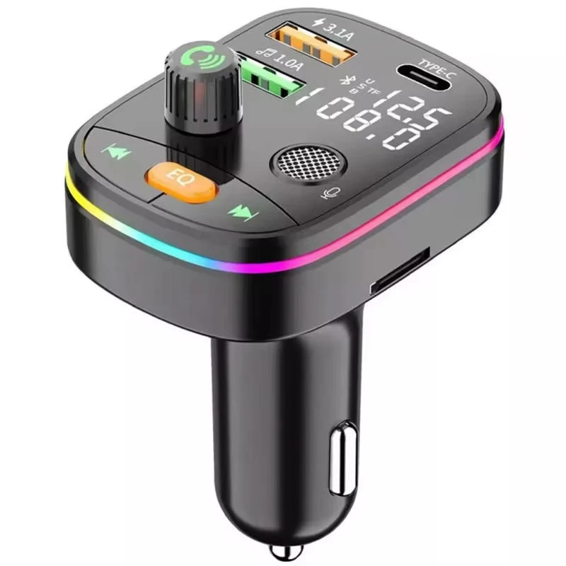 Q10 Car Charger Wireless MP3-player Hands-free Calling Car Charger Dual USB A Type-c Car Cherger
Q10 Car Charger Wireless MP3-player Hands-free Calling Car Charger Dual USB A Type-c Car Cherger