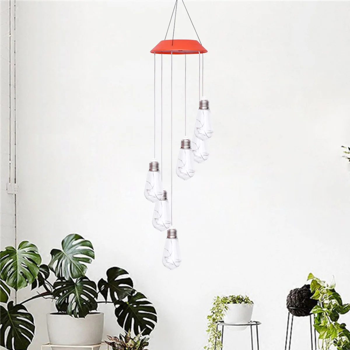 Solar Wind Chime Light Tubular Bulb Color Changing LED Automatic Sensor Outdoor Decorative Hanging Lamp for Garden Patio Yard
Solar Wind Chime Light Tubular Bulb Color Changing LED Automatic Sensor Outdoor Decorative Hanging Lamp for Garden Patio Yard