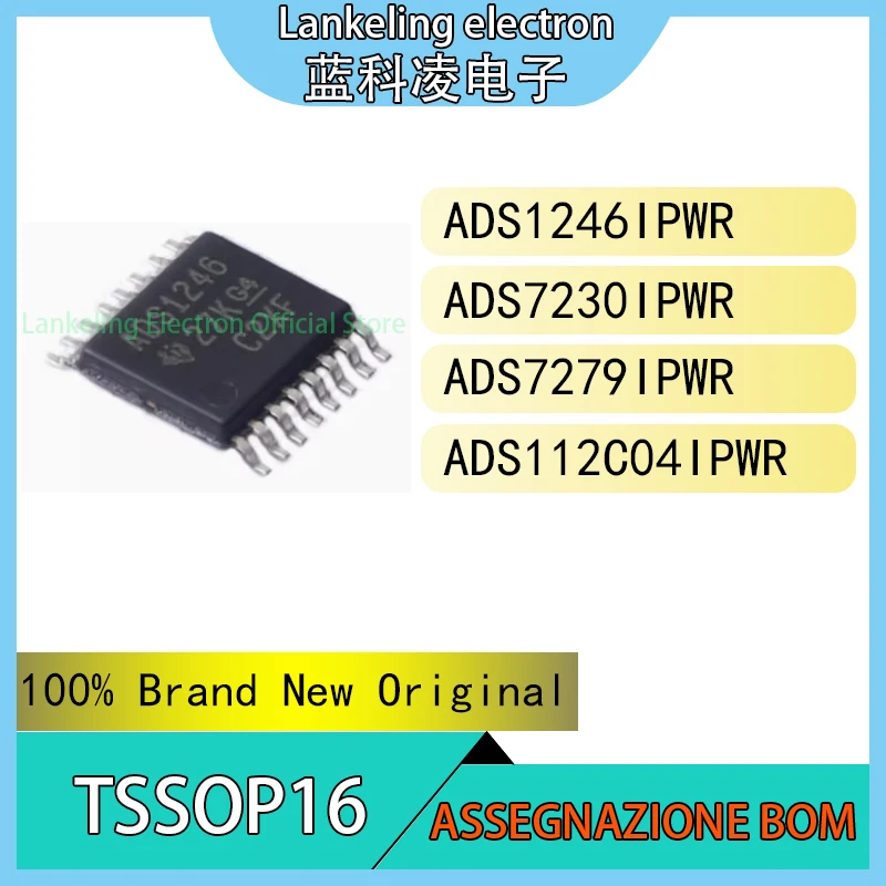 ADS1246IPWR ADS7230IPWR ADS7279IPWR ADS112C04IPWR IC 100% Brand New Original chip TSSOP16
ADS1246IPWR ADS7230IPWR ADS7279IPWR ADS112C04IPWR IC 100% Brand New Original chip TSSOP16